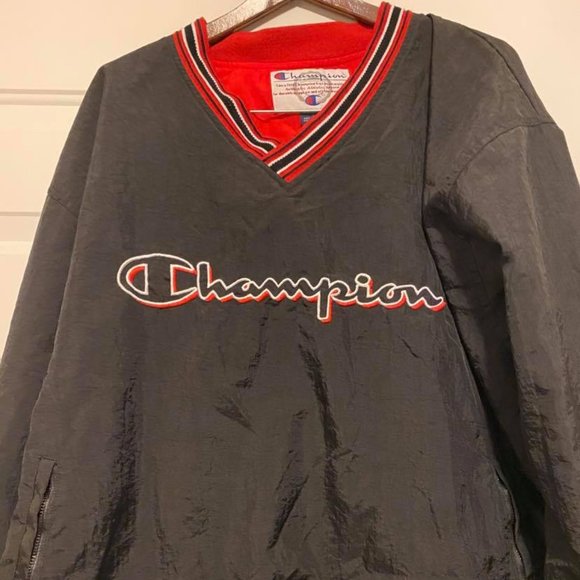 Champion Men' Pullover V Neck Jacket size XL - Picture 2 of 4